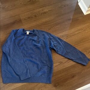 L.L. Bean Men's Classic Navy Crewneck Sweater